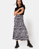 Image de la jupe Tinxi en Animal Drip Grey