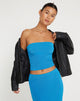Image de Top bandeau Tiska en bleu électrique