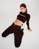 Image de Tronis Crop Top in Rib Black