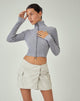 image de MOTEL X JACQUIE Pull court Tuzifa en gris