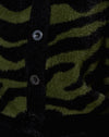 Tricot Zebra Olive et noir