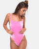 Image de Valeo Maillot de bain en velours rose bonbon