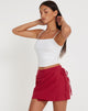 Image de Minijupe Valio, rouge tango