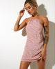 Image de Valkyrie Mini Dress in Flower Fun Lilac Lemon