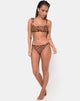 Image de la culotte de bikini Vanna en léopard Burn Out