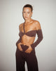 Image de Vijas Bralette Top en chocolat amer