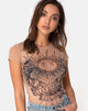 Image de Whitney Tee Alchemy in Net Taupe