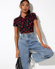 Image de la chemise Wuma en cerises noires