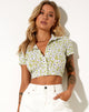 Image de Wuma Cropped Shirt in Daisy Duke Green