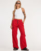 Image de Xander Cargo Trouser en Cotton Drill True Red