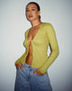 image de Xiur Cardi en Rib Cress Green