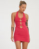 Image de Mini robe Yajoh en rose fuschia