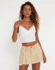 image de Yecaca Crop Top in Lace Ivory