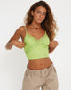 image de Yecaca Crop Top in Lace Lime