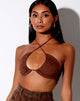 Image de Yessa Crop Top in Cocoa