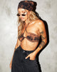 Image de Yessa Crop Top in Black Rust Tie Dye