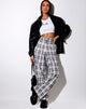 Image de Yeva Trouser in Checking Out Grey