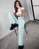 Image de Yeva Pantalon en nappe Neo Mint