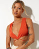 Image de Yunda Crop Top in Rib Tangerine