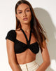 Image de Zaveta Bralette Top in Black