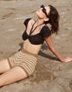 Image de Gramma Short in Crochet Mini Stripe Khaki