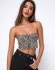 Image de Zipshi Crop Top in Rar Leopard Brown