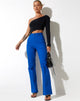 image de Zoven Flare Trouser in Twill Cobalt Blue