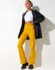 image de Zoven Flare Trouser in Twill Sulfur Mustard