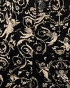 Chérubin baroque noir et or