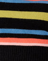 Multi-rayures bleu et noir