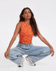 image de Baruna Top in Retro Heart Orange