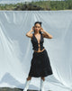 image de Reef Midi Skirt in Poplin Black