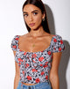 Image de Mazu Top in Blooming Rose