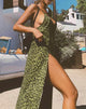 Image de Hime Maxi Dress in Cheetah Khaki