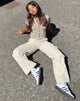 Image de la chemise Yejin en Preppy Geo Brown
