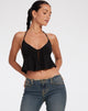 Image de Shirota Halter Top in Slinky Black