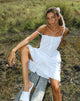 image de Lennox Midi Dress in Poplin White
