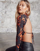 Image de Quelia Crop Top in Fire