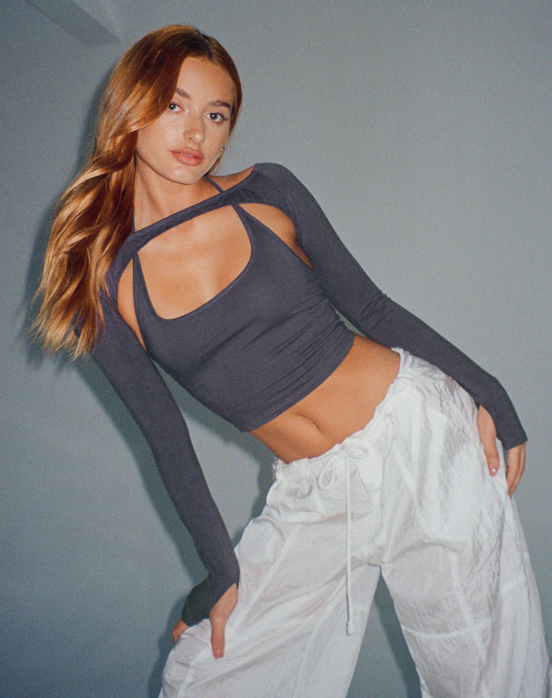 image de Brandy Crop Top in Ocean Storm