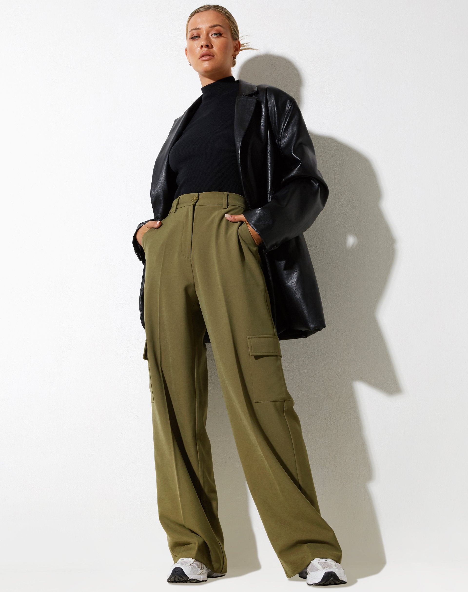 Image de Abba Trouser in Cargo Pocket Olive