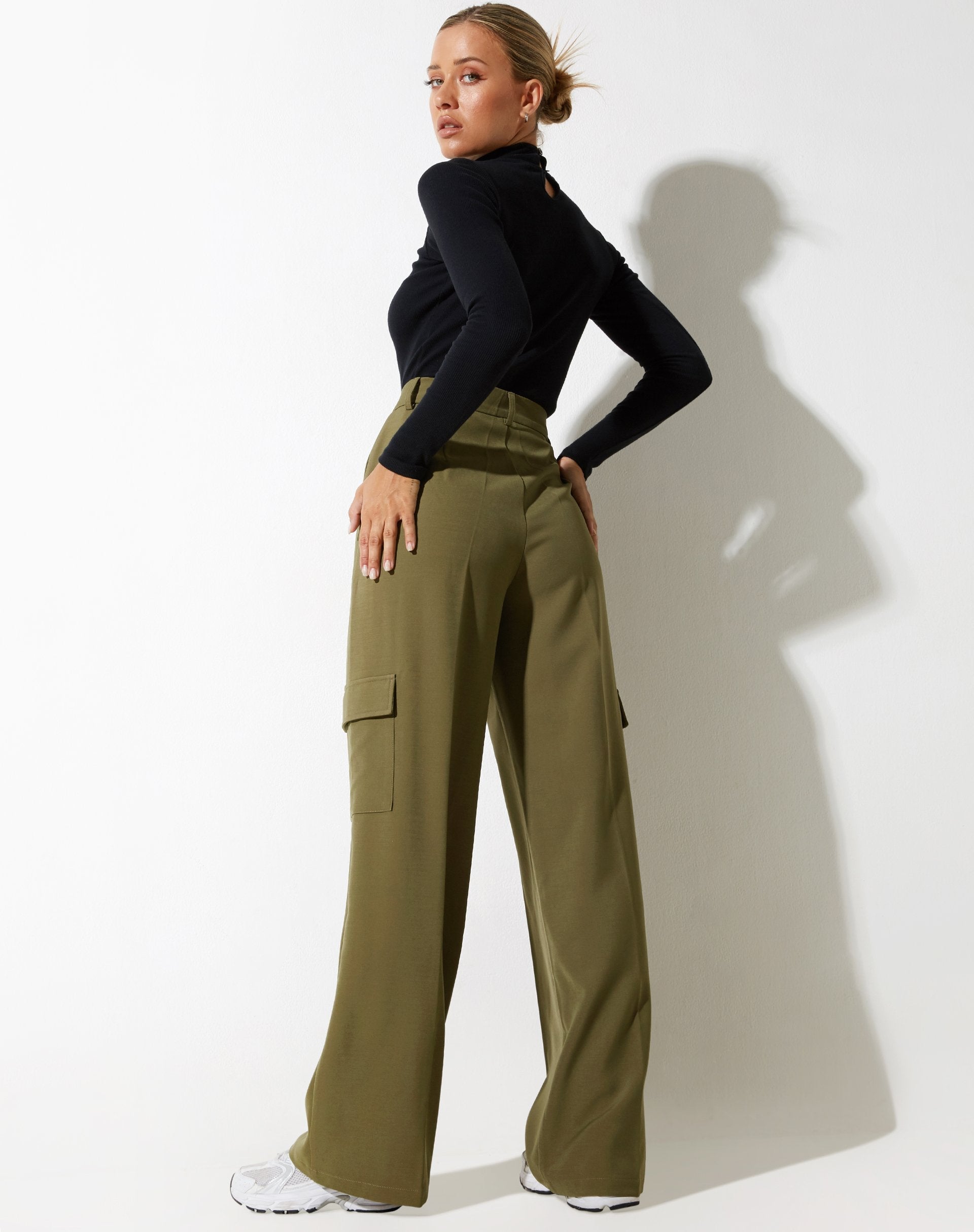 Image de Abba Trouser in Cargo Pocket Olive