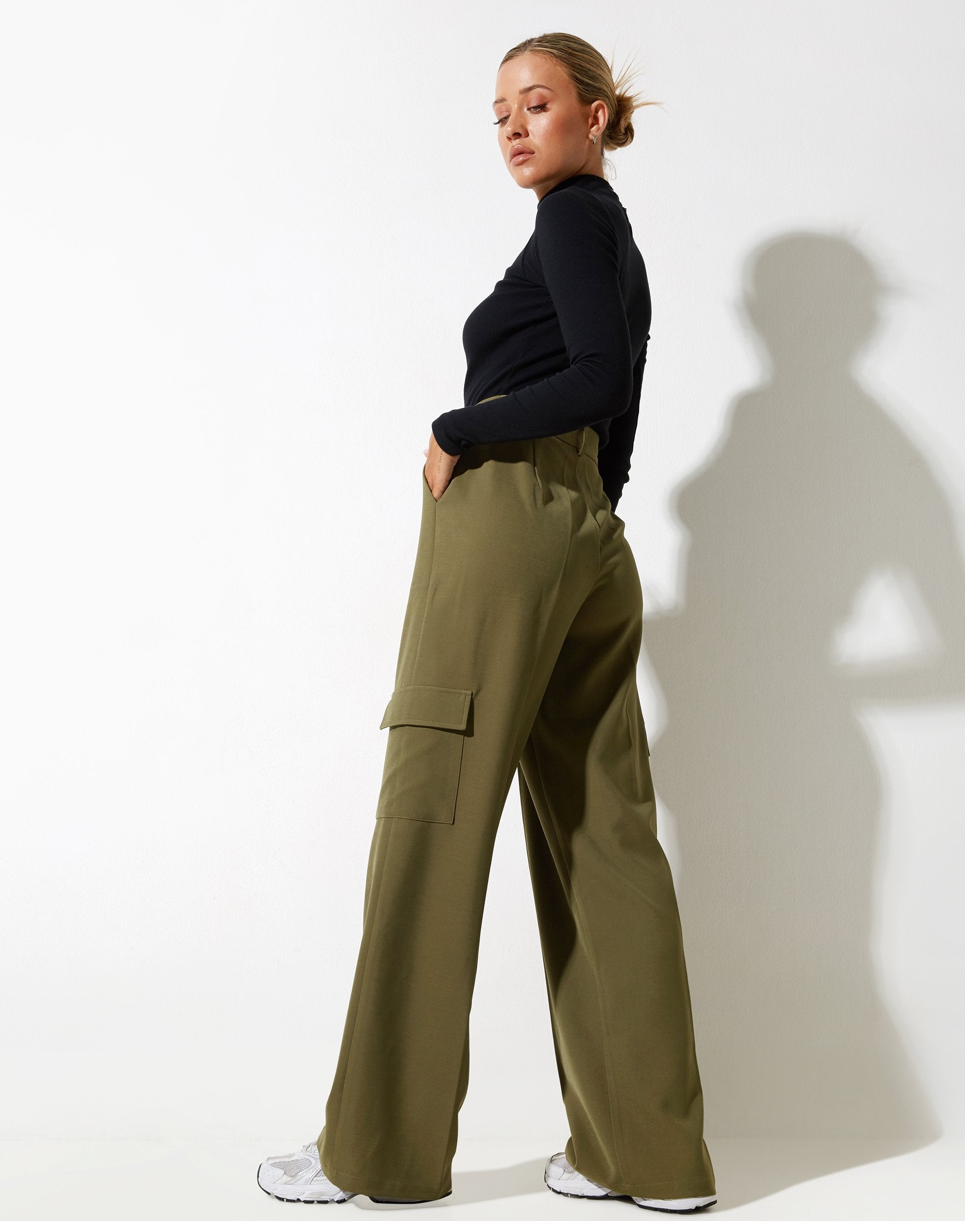 Image de Abba Trouser in Cargo Pocket Olive