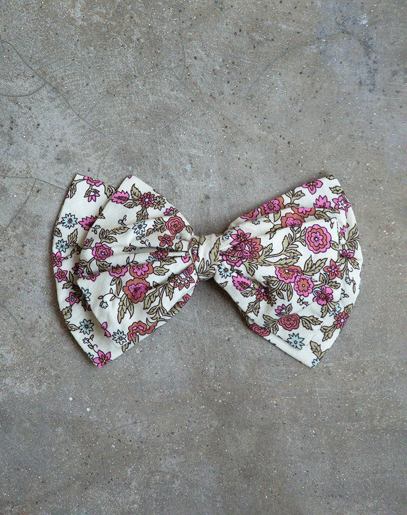 Pince à noeud Acar en fleurs vintage