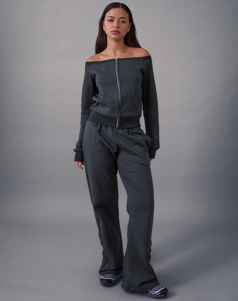 Pull Airazo Bardot en gris beluga