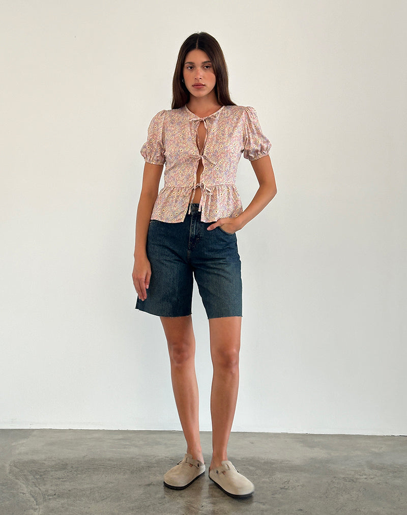 Image de Ajasi Blouse in 70s Prairie Girl Flock