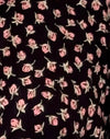 Rose rouge Ditsy noir