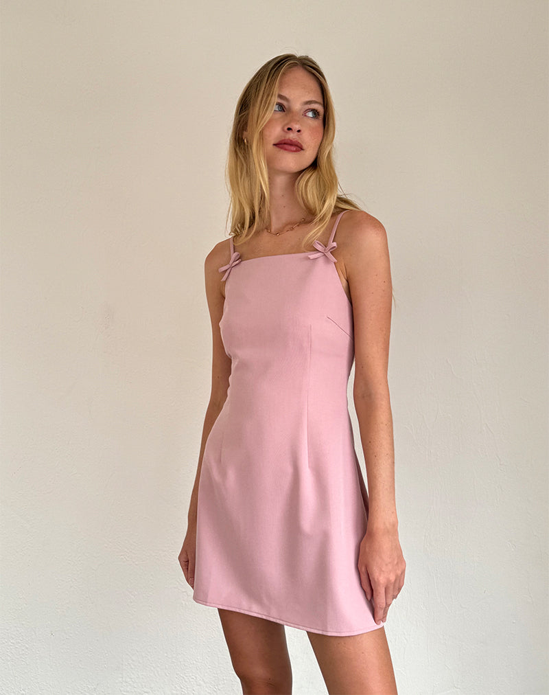 Mini robe Aketi, rose foncé