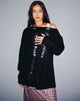 image de Akohara Laddered Knitted Top in Black