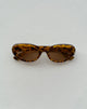 Image de la lunette de soleil Aldabra Oval en écaille de tortue