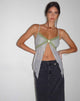 Image de Aliqa Mesh Butterfly Top in Spring Rose Green